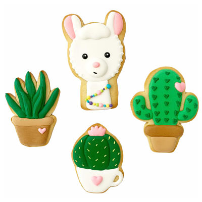 Set cortador Llama y Cactus