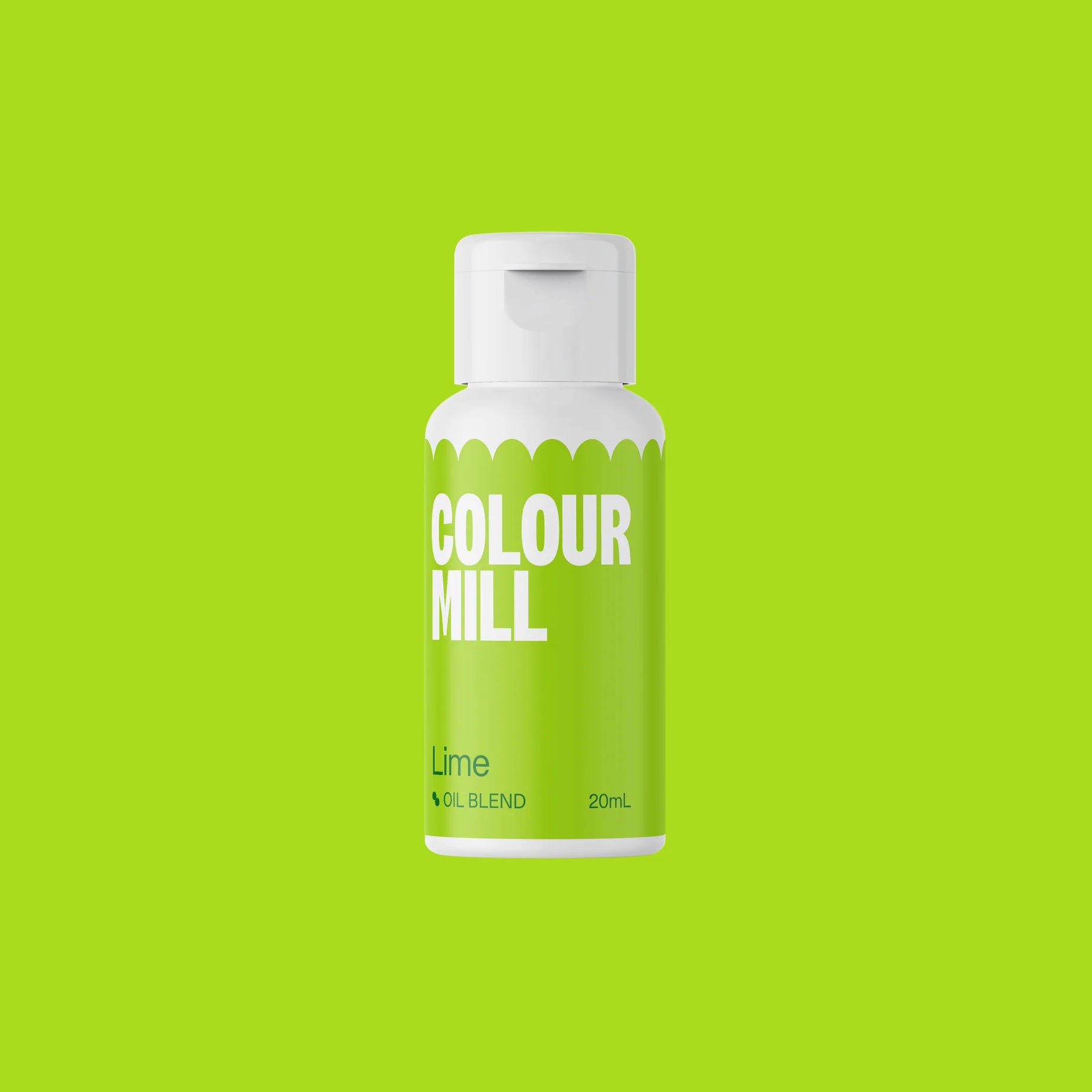 Colours Mill Lime 20 gr - Colorante para chocolate en gel