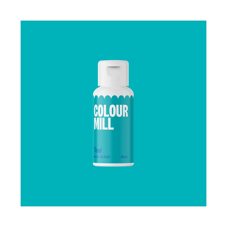 Colours Mill Teal 20 gr - Colorante para chocolate en gel