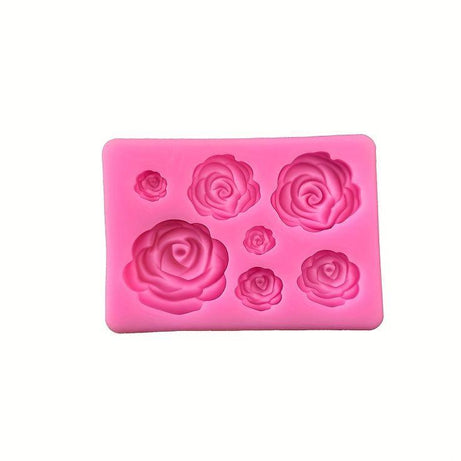 Molde 7 Rosas Silicona