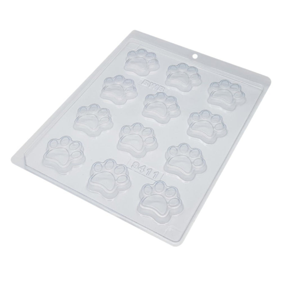 Molde Plastico Simple Huellitas