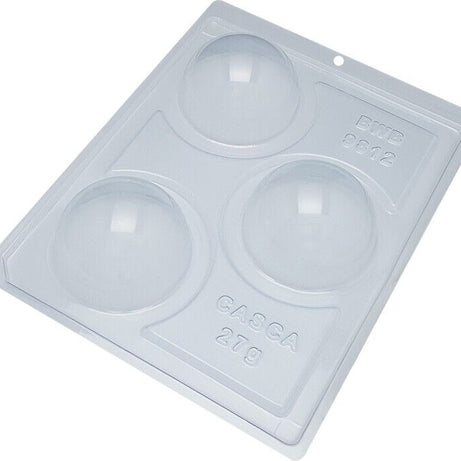 Molde Plastico Semi Esfera 7 cm ( 3 capas )