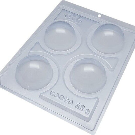 Molde Plastico Semi Esfera 6 cm ( 3 Capas )