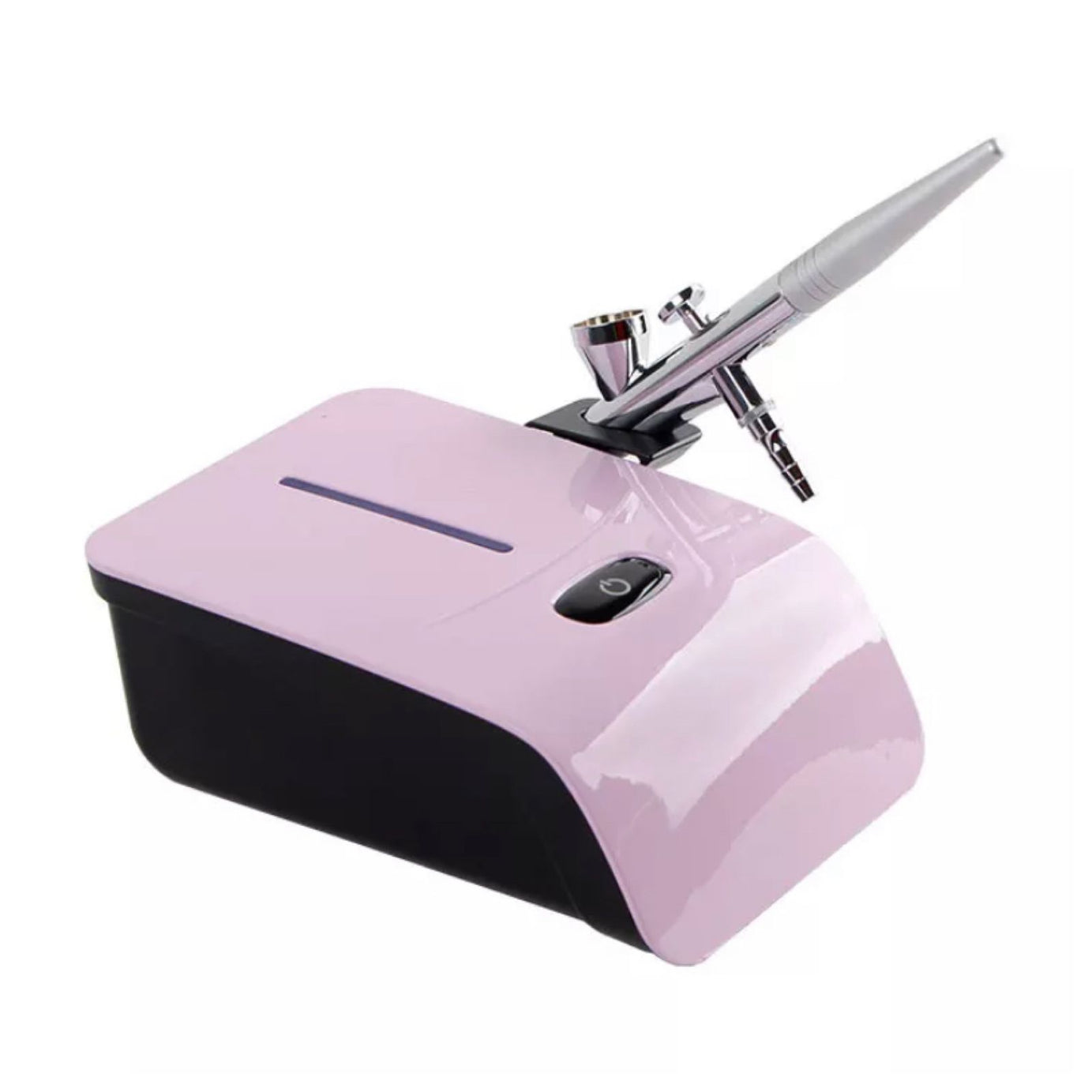 Aerógrafo y Compresor Rosa